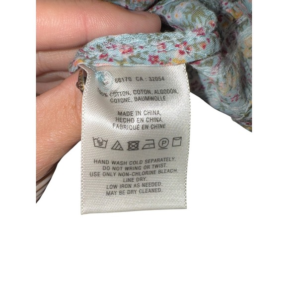 Maeve x Anthropologie Gelise Button Blouse Cotton Size Medium - Picture 9 of 9